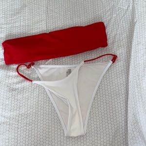 Shein Bandeau Bikini Set